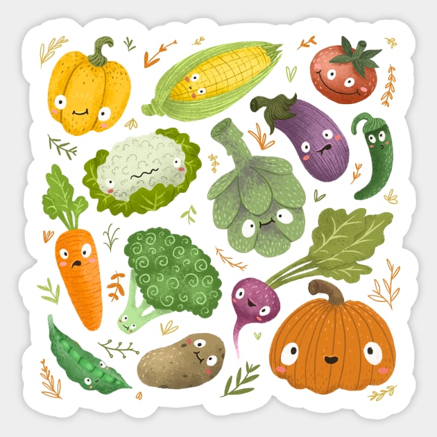 Vegetables Sticker by fadikiymik